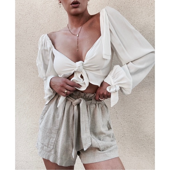 STONE COLD FOX KINI CROP FEMME LPA FOR LOVE LEMONS MAJORELLE LOVERS FRIENDS - Picture 7 of 12